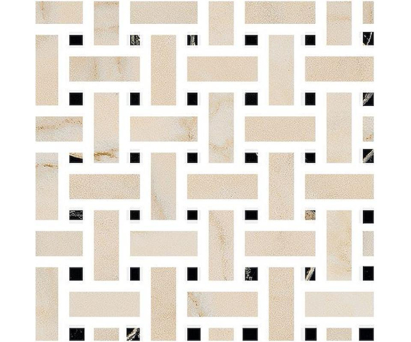 Mozaika jako kámen Fioranese Sound of Marbles Mosaico WEAVE Rosa Cipria 30x30 Luc. Rett. - růžová