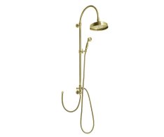 Sapho Vanity Sprchový Sloup K Napojení Na Baterii, Hlavová, Ruční Sprcha, Bronz