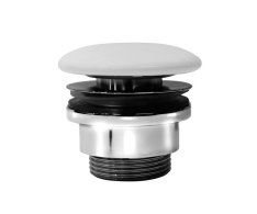 Gsi Umyvadlová Výpust 5/4“, Neuzavíratelná, Keramická Zátka, 5-65mm, Bílá Mat