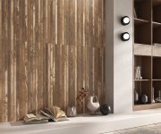 Obklad jako kámen Bottega Blend Milled Taupe 60x120 Nat. Rett. - hnědá