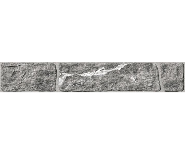Dekor jako kámen Sichenia Pavé Delle Alpi Valmalenco Muretto 10x60 Rett. - šedá