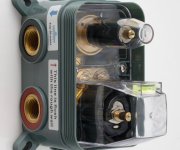 Sapho Podomítková Sprchová Termostatická Baterie, Box, 2 Výstupy, černá Mat