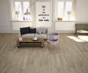 Dlažba jako dřevo Tuscania Decape Noce R 20,2x122,2 - hnědá