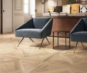 Dlažba jako dřevo Sant Agostino Ricordi Glam 01 90x90 Rett. - hnědá