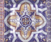 Retro dekor Absolut Milano Decor Relieve Hidraulic MIX 10x30 