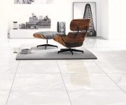 Dlažba jako mramor Deceram I Marmi Onix Grey Polished 60x120 - bílá