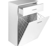 Aqualine Zoja/keramia Fresh Skříňka Spodní S Košem 50x78x29cm, Bílá