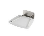 Sprchové sedátko Ovo B II - Sedátko Ovo B II, nerez/clear B8F0000051