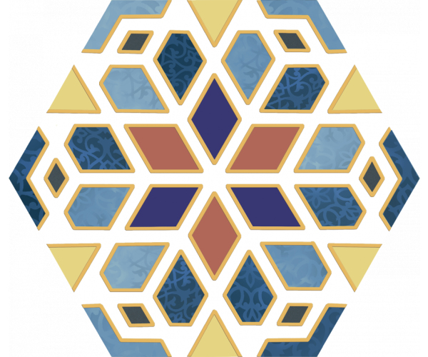 Retro dlažba Codicer Kimri 22x25 Hexagonal