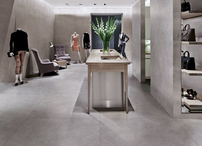 Realizace Dlažba Saime Ceramiche Global Silver 120x120 cm T810685