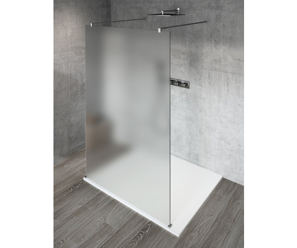 Gelco Vario Chrome Jednodílná Sprchová Zástěna Do Prostoru, Matné Sklo, 700 Mm