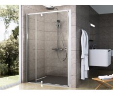 Sprchové dveře Pivot PDOP2 - PDOP2 100, satin+transparent