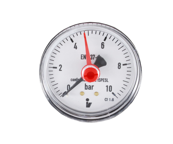 Klum Tlakoměr 50 Mm, 0 - 10bar, Zadní Vývod 1/4"