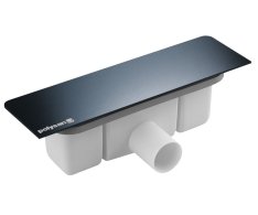Polysan Kazuko Vaničkový Sifon, Dn40, Krytka Gun Metal