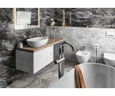 Sapho Koupelnový Set Wave 80, Bílá/dub Rover