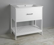 Aqualine Zuno 85 Keramické Umyvadlo Nábytkové 85x45cm, Bílá