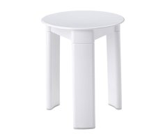 Gedy Trio Koupelnová Stolička, Průměr 33x40cm, Bílá