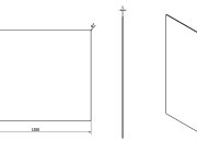 Sapho Plain Zrcadlo S Broušenou Hranou 120x60cm, Zakulacené Rohy, Cu Free