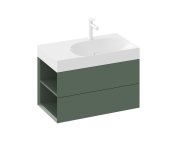 SD Lite 80 L/P skříňka pod umyvadlo - SD Lite 80 L skříňka pod umyvadlo Grey Green X000001876