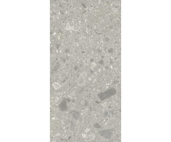 Dlažba jako kámen Caesar Portraits Brera 60x120 Groove. Rett. - šedá