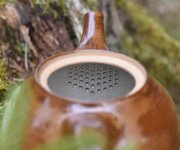 Velká keramická čajová konvice s obrázkem sýkorky - objem 1100 ml