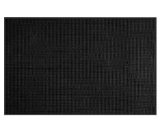 Aqualine Chenill Koupelnová Předložka 50x80cm, 100% Polyester, černá