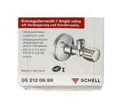 Rohový Regulační Ventil Comfort 1/2 X 3/8" Bez Stlačného šroubení, Chrom SCH-052120699