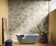 Květinová dlažba Del Conca Deco Studio Botanical 60x120 Rett.