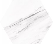 Vzorovaná dlažba Codicer Carrara 22x25 Hexagonal - bílá