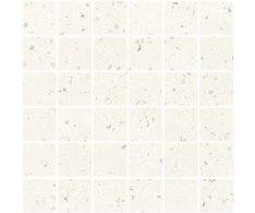 Sant Agostino Deconcrete Mosaico De-Micro White 30x30