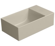Gsi Kube X Keramické Umývátko 40x23cm, Bez Otvoru, Pravé/levé, Creta Mat