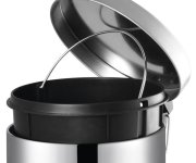 Aqualine Simple Line Odpadkový Koš Kulatý 12l, Nerez Lesk