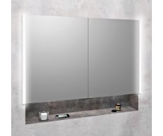 Sapho Integra Zápustná Galerka S Led Osvětlením, 105x70cm