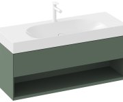Umyvadlo Lite 120/80 S, s otvorem pro baterii, bez přepadu - Umyvadlo Lite 120/80 S, s otvorem pro baterii, bez přepadu XJX01212000