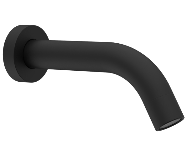 Sapho Nástěnná Výtoková Hubice, Kulatá, 174mm, černá Mat