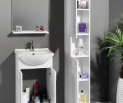 Aqualine Simplex Economy Vysoká Skříňka 30x180x30cm