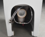 Sapho Paco Cleanwash Wc Kombi, Integrovaná Baterie A Bidet. Sprška, Spodní/zadní Odpad, Bílá