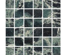 Fioranese Sound of Marbles Mosaico Verde Intenso 30x30 Matt. Rett.