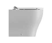 Gsi Tono Wc Mísa Stojící, Geniusflush, 36x53cm, Spodní/zadní Odpad, Bílá Dual-mat