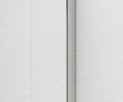 Polysan Esca Chrome Jednodílná Sprchová Zástěna K Instalaci Ke Stěně, Kouřové Matné Sklo, 1200 Mm