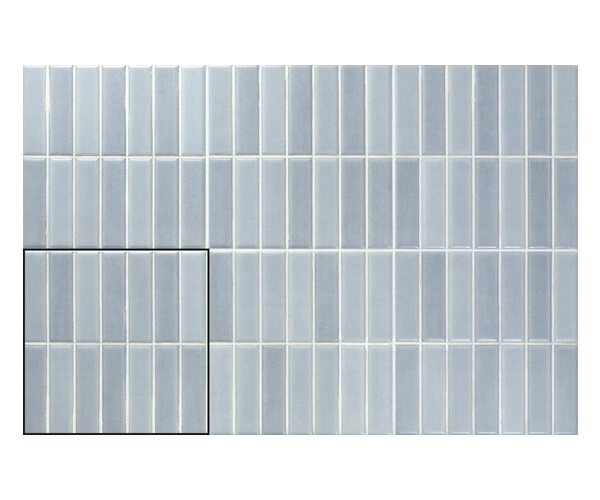 Obklad jako beton APE Acquarella Incision Acqua 20X20 Matt. - modrá