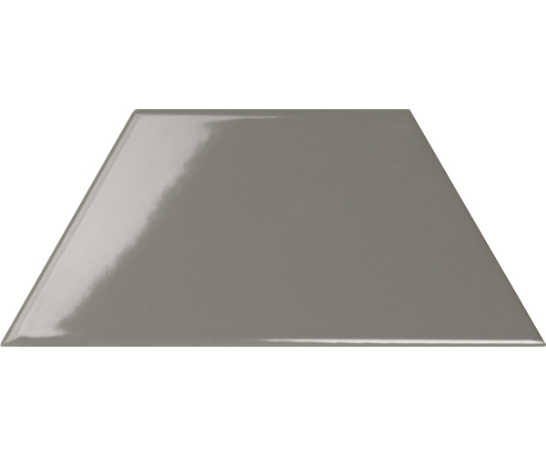 Obklad Tonalite Trapez Glossy Piombo 23x10 - šedá
