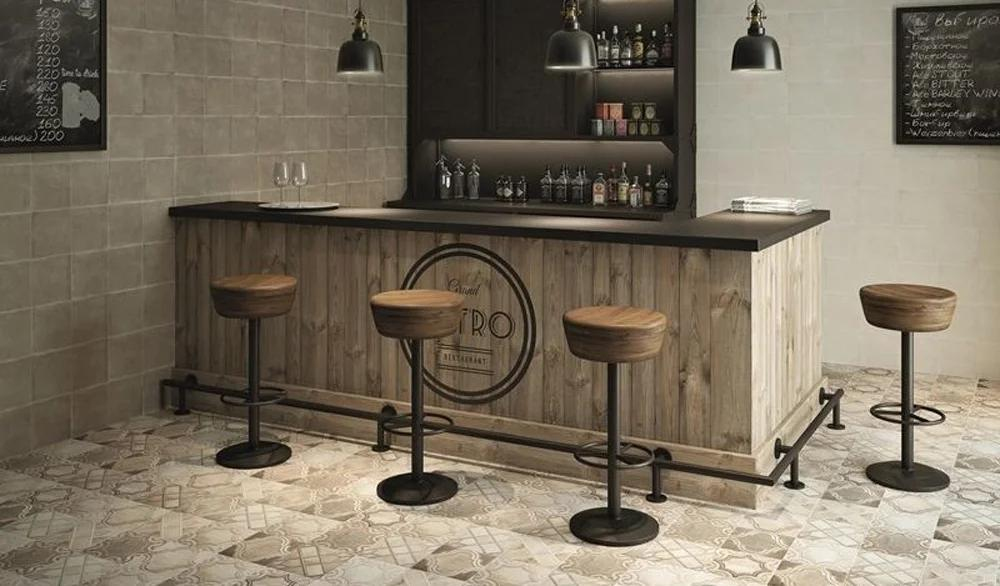 Realizace Skladové dlaždice Bestile Bistrot v příjemných teplých barvách (Pamesa)