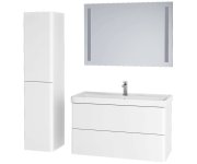 Mereo Siena, Koupelnová Skříňka S Keramickým Umyvadlem 61 Cm, Bílá Lesk