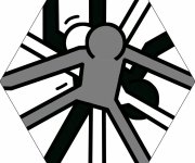 Různé dekory (33 variant) na sebe navazují - Codicer People Hex25