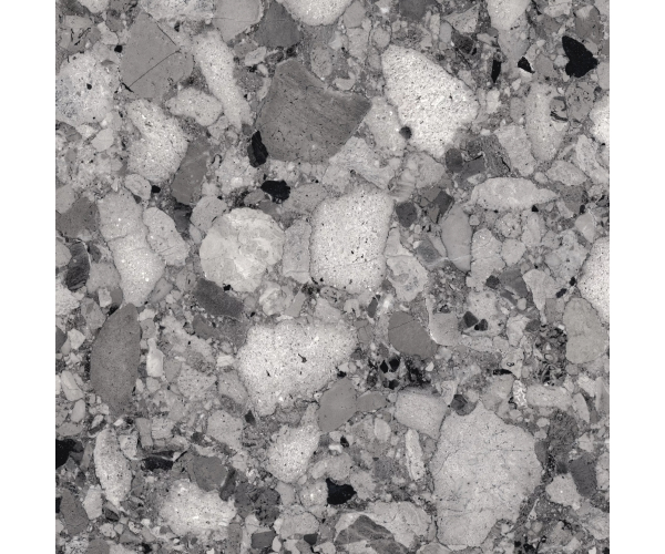 Dlažba jako terrazzo Sant Agostino Venistone Dark 60x60 Kry - antracitová