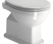 Gsi Classic Wc Mísa Stojící, 37x54cm, Zadní Odpad, Bílá Extraglaze