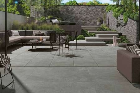Šedá dlažba Deceram Outdoor G Gris 60x120 (tl. 20mm)