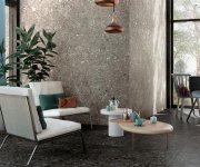 Dlažba jako kámen Mirage NORR Svart RR03 60x60 Nat. Rett. - antracitová
