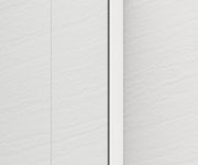 Polysan Esca White Matt Jednodílná Sprchová Zástěna K Instalaci Ke Stěně, Kouřové Matné Sklo, 1500 Mm